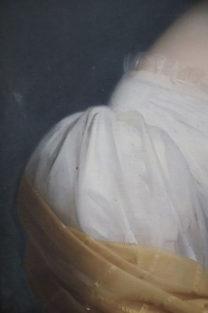 null Ecole française du XIXème siècle.

Portrait de femme.

Huile sur toile.

H_73...