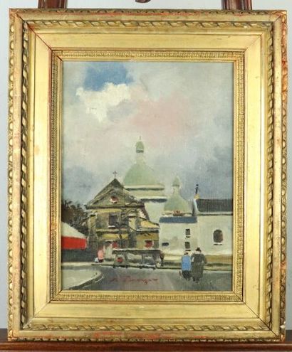 null Anton BURGER (1824-1905).

Paris, vue sur le Sacré Coeur

Huile sur toile, signée...