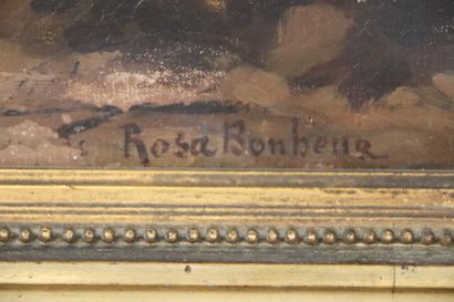 null Rosa BONHEUR (1822-1899), d'après. 

Labourage nivernais. 

Huile sur toile,...