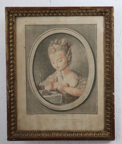 null Charles EISEN (1721-1778), gravé par Louis Martin BONNET (1736-1793), d'après.

Le...
