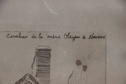 null Fernand CHALANDRE (1879-1924)

L'escalier de la mère Oleyer à Nevers.

Eau forte...