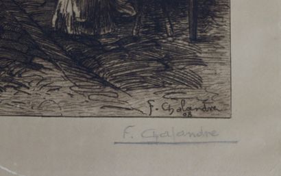 null Fernand CHALANDRE (1879-1924)

The stairs of the Oleyer mother in Nevers.

Etching...