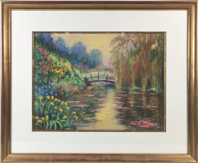 null Didier BERÉNY (1901-1993).

Le jardin de Claude Monet à Giverny.

Pastel sur...