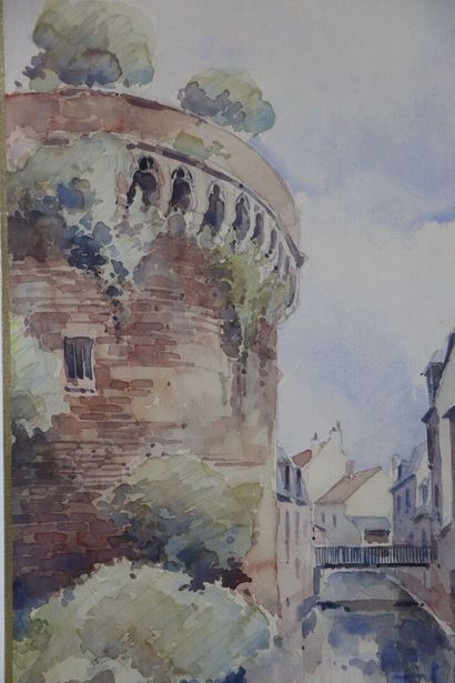 null 
René Georges (1913-1981), attribué à.





La tour saint Eloi à Nevers et le...