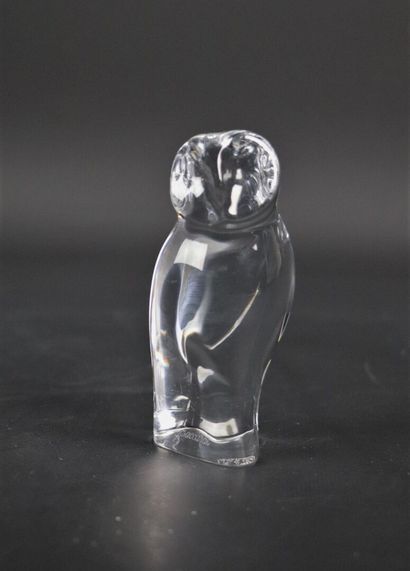 null BACCARAT.

Owl in moulded crystal. 

Mark with the stamp with the reverse. 

H_11...