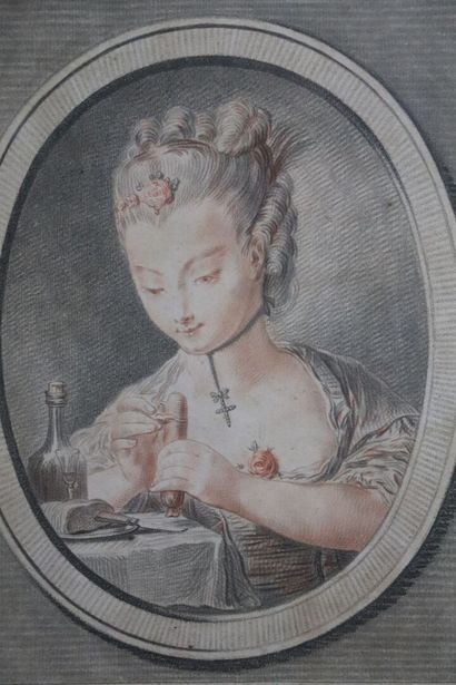 null Charles EISEN (1721-1778), gravé par Louis Martin BONNET (1736-1793), d'après.

Le...