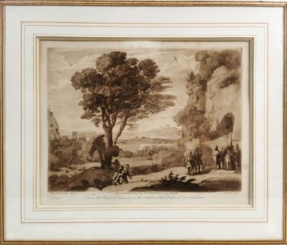 null Claude LE LORRAIN (after) by Richard EARLOM 

"From the original drawing in...