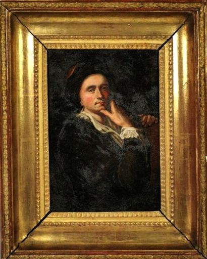 null Ecole allemande du XVIIIème-XIXème siècle.

Portrait présumé de Hyacinthe Rigaud.

Huile...