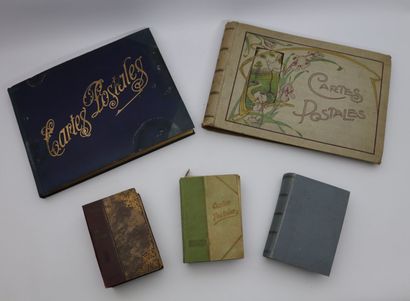 null Réunion de cinq albums de cartes postales sur les thèmes de Jeanne d'Arc, du...