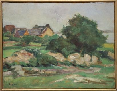 null Maurice DESEVRE (1887-1937).

Paysage du Morvan.

Huile sur panneau, signée...