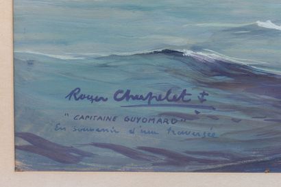 null Roger CHAPELET (1903-1995) - Nommé Peintre Officiel de la Marine en 1936.

Capitaine...