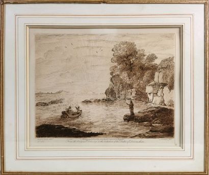 null Claude LE LORRAIN (after) by Richard EARLOM 

"From the original drawing in...