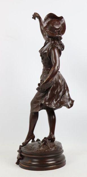 null Sylvain KINSBURGER (1855-1935).

Le ballet des fleurs.

Sculpture en bronze...