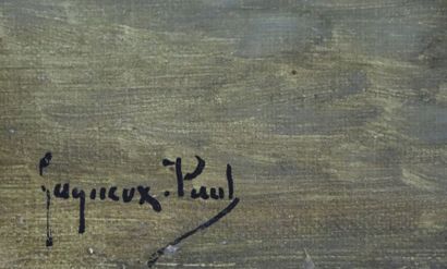 null Paul GAGNEUX ( ?-1892)

La pointe.

Huile sur toile, signée en bas à gauche....