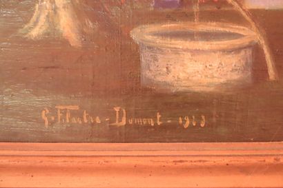 null Gérard FILASTRE-DUMONT (1891-1933).

Village du Midi.

Huile sur toile, signée...