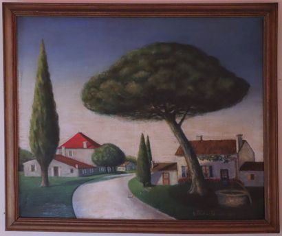 null Gérard FILASTRE-DUMONT (1891-1933).

Village of the South.

Oil on canvas, signed...