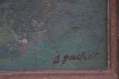 null Jean GACHET (né en 1920).

Visage.

Huile sur toile, signée en bas à droite.

H_50...