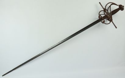 null Skeleton rapier with multiple branches, in wrought iron.

L_130 cm approxim...