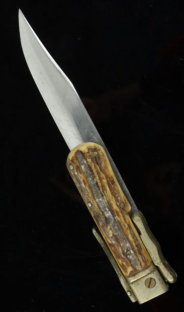 null Hunting knife à la d'Estaing.

Blade signed "le Louis d'or".

Metal, stainless...