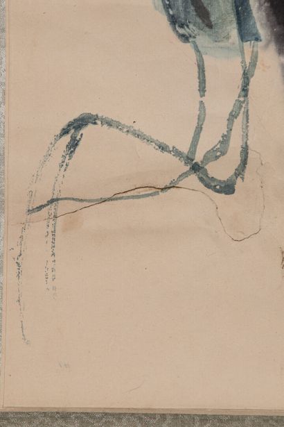 null CHINE.

Vase de fleurs.

Peinture sur papier, montée en kakemono, signée.

H_69,5...