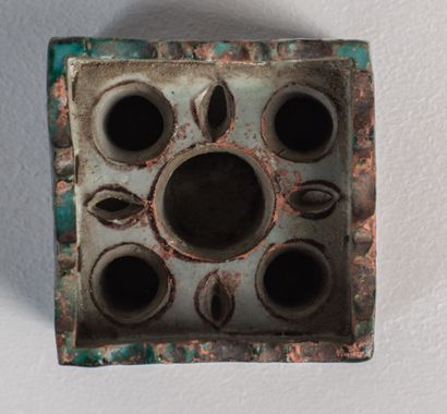 null NORTH AFRICA.

Set of five ceramic pieces with polychrome decoration, including...