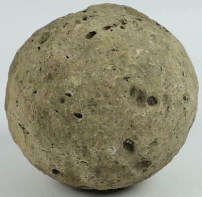 null Cannonball in stone.

D_15 cm