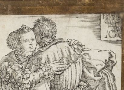 null Albrecht DÜRER (1471-1528), d'après.

Couples.

Deux gravures en noir.

H_11...