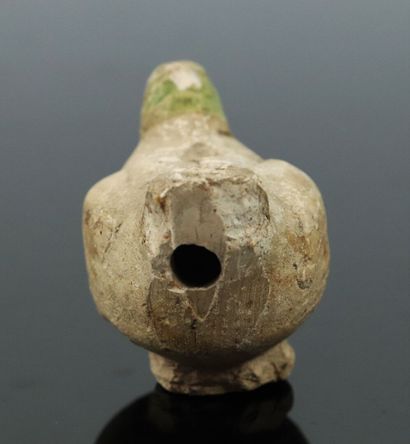 null SAINTONGE.

Whistle in the shape of a bird partially enamelled green.

17th...