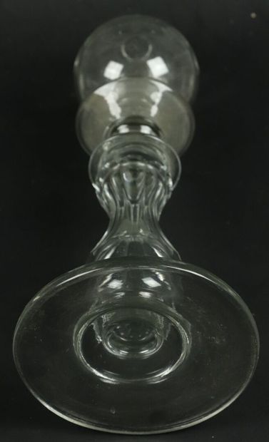 null Lampe de dentellière en cristal.

XIXème siècle.

H_28 cm