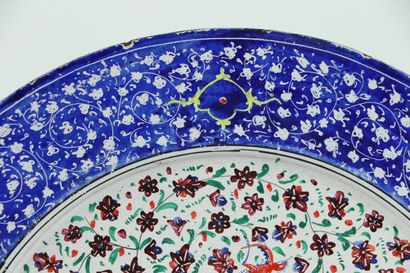 null IRAN.

Small copper dish enamelled with flowering branches, birds and foliage.

D_21,7...