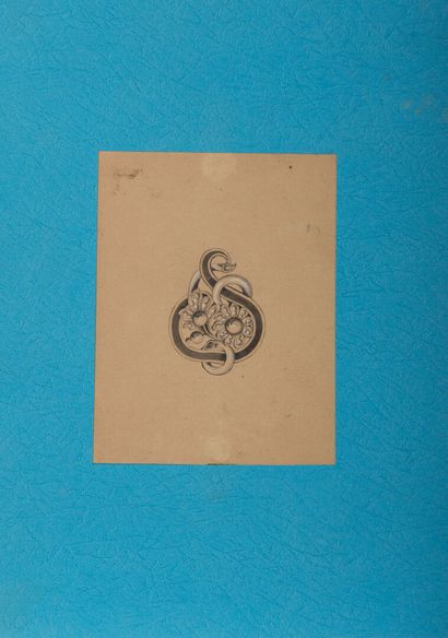 null French school of Art Nouveau period.

Projects for the 1-Jewels and Gems -Signs...