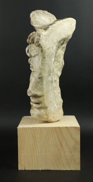 null Profil d'Hermès en plâtre patiné.

H_25,5 cm.

Il repose sur un socle postérieur...