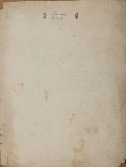 null Ecole française, d'époque Restauration, Gaspard PICARD.

Portrait de Louis XVI.

Fusain...