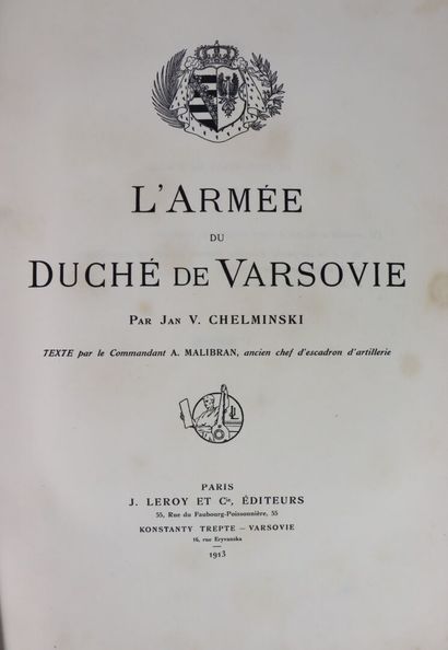 null Jan V. CHELMINSKI et A. MALIBRAN, 

L'armée du Duché de Varsovie. 

Paris, J....