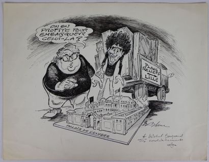 null Henry BLANC (1921).

Caricature politique, Pierre Maurois et Jack Lang

Dessin...