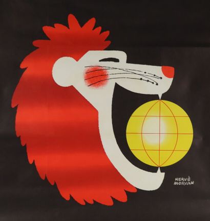 null Hervé MORVAN (1917-1980), d'après.

Foire Internationale de Lyon, 1977.

Affiche,...