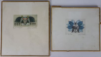 null Françoise DUMONTIER (actif au XXème siècle). 

Les champignons et Elfine bleue.

Réunion...