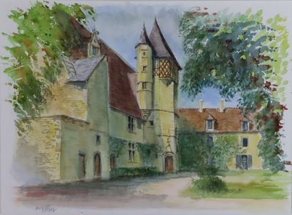 null Antoine PANEDA (né en 1929).

Le château de Villemenant.

Aquarelle, signée...