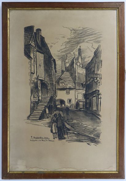null Fernand CHALANDRE (1879-1924).

La Charité sur Loire, place des pêcheurs.

Gravure...