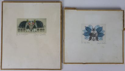 null Françoise DUMONTIER (actif au XXème siècle). 

Les champignons et Elfine bleue.

Réunion...