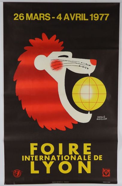 null Hervé MORVAN (1917-1980), d'après.

Foire Internationale de Lyon, 1977.

Affiche,...
