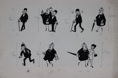 null Jacques FAIZANT (1918-2006).

Caricatures et dessins humoristiques. 

Ensemble...