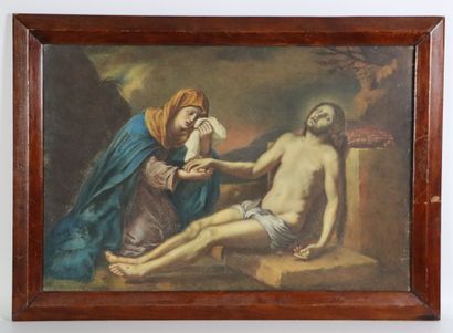 null Giovanni Francesco Barbieri LE GUERCHIN (1591-1666), d'après.

Jésus pleuré...