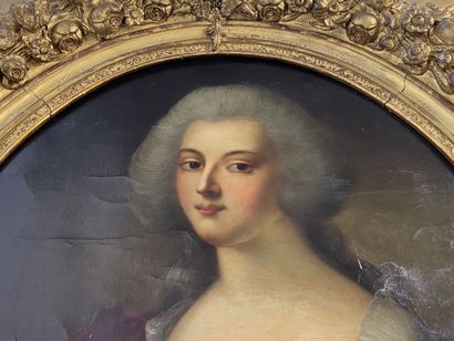 null Ecole française dans le goût du XVIIIème siècle.

Portrait de dame de qualité.

Huile...