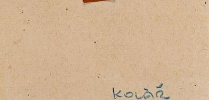 null Jiri KOLAR (1914-2002).

Composition.

Collage sur papier, signé en bas à droite...