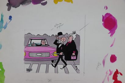 null Jacques FAIZANT (1918-2006).

Caricatures et dessins humoristiques. 

Ensemble...