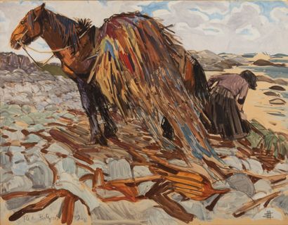 null 
Mathurin MEHEUT (1882-1958).




Le vieux cheval, ou le ramassage du goémon...