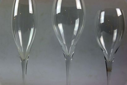 null BACCARAT.

Service de verres en cristal uni, modèle "Saint Rémy", comprenant...