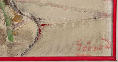 null Rolf GERARD (1909 - 2011).

Tulipe rouge.

Huile sur toile.

signature en bas...