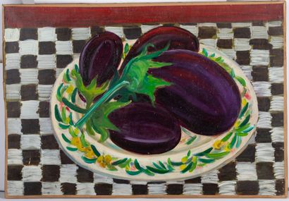 null 
André NAL ZENH Vietnam (1924-1998).




Le plat d'aubergines.




Huile sur...